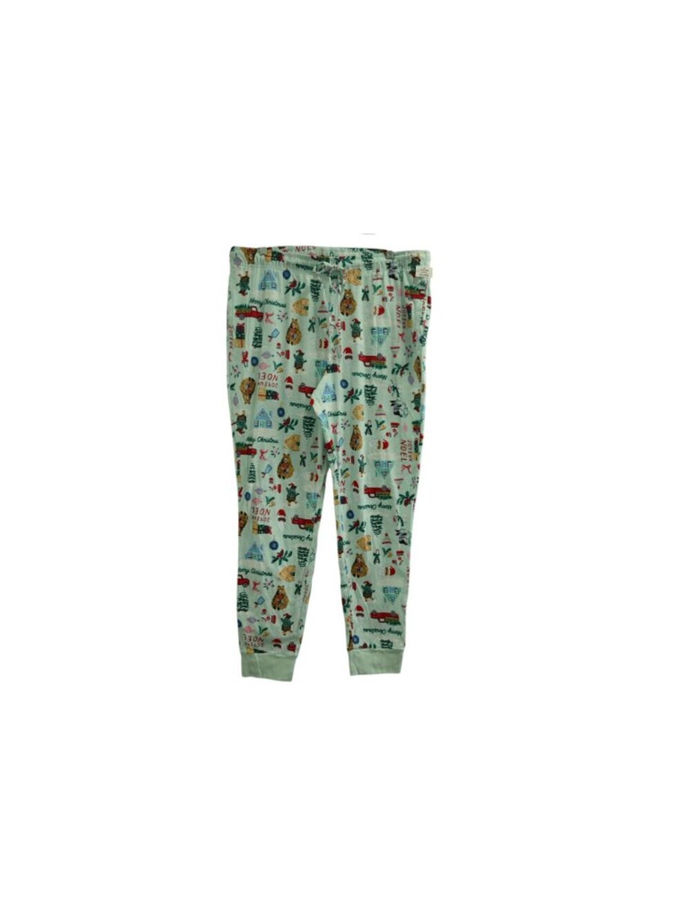 NWT Holiday Lane Drawstring Pajama Pants Sz XL Green Red Winter Christmas - Picture 2 of 8